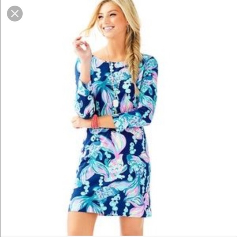 Lily Pulitzer Marlowe dress in “going coastal”